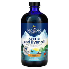Nordic Naturals, Arctic Cod Liver Oil, Orange, 1,060 mg, 16 fl oz (473 ml) - Image 3