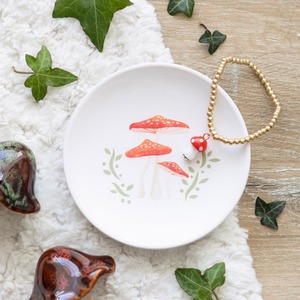 Mushroom Trinket Dish - White - Image 3