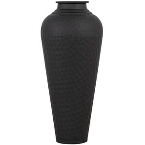 Hill Interiors Hammered Vase - Black