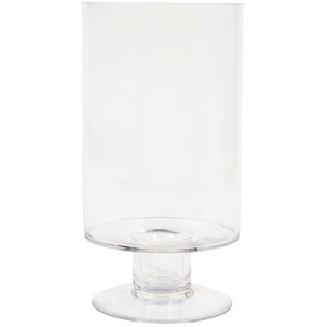 Tall Glass Hurricane - Clear