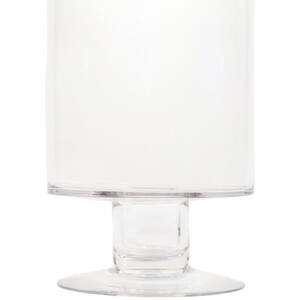 Tall Glass Hurricane - Clear - Image 2