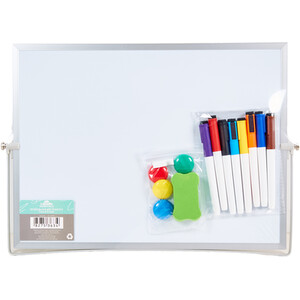 Whiteboard with Stand Pens and Eraser A3