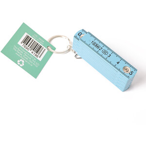 50cm Folding Ruler Keyring - Blue