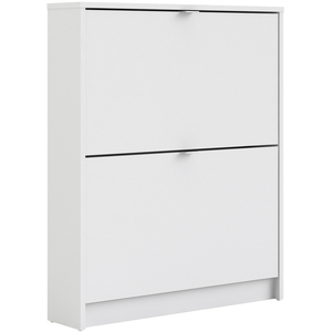 Quendale Shoe Cabinet  With Two Tilting Doors And One Layer