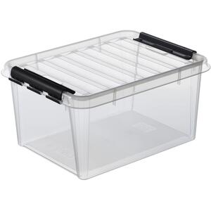 SmartStore Classic 31 Storage Box Spacious, Stackable and Transparent, 32 Litres