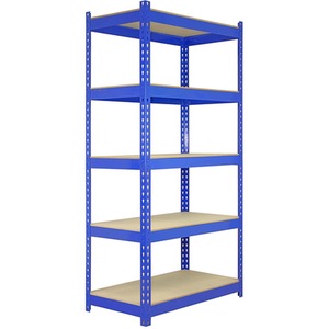 2 x T-RAX Blue Metal Racking Units - Blue - Image 2