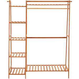 Freestanding Bamboo Clothes Rack - Image 2