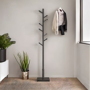 Wooden Square Base Coat Stand With 8 Hooks - Image 2
