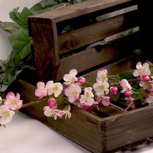 Artificial Silk Cherry Blossom Spray