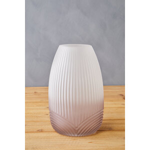 Chiara Large Natural Sand Effect Vase - Glass 100% - Image 2