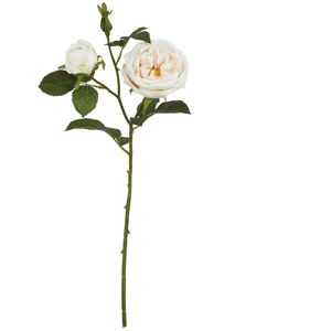Hill Interiors The Natural Garden Collection Charity Rose Artificial Flower - Pale Blush