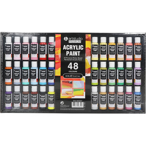 48 Piece Acrylic Paint Set