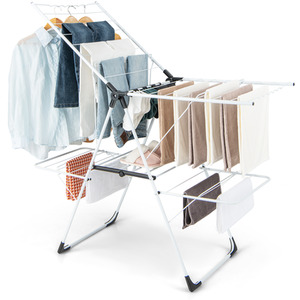 Foldable Clothes Drying Rack - White