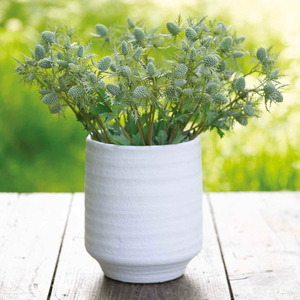 Artificial Single Sea Holly Flower Stem L55cm - Green - Image 2