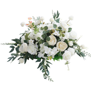 Artificial Flower Bouquet for Wedding Decor - White