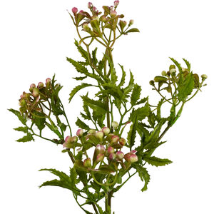 Artificial Foliage Flower Stem with Berries - Berry Pink Foliage