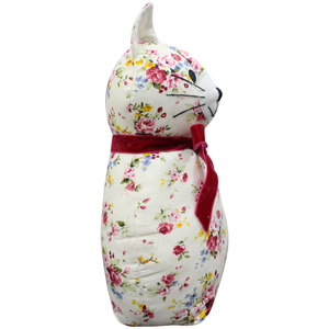 Floral Cat Novelty Doorstop - Sugar Cane - Image 2