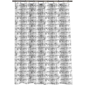 Mono Safari Shower Curtain