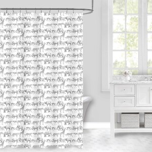 Mono Safari Shower Curtain - Image 2